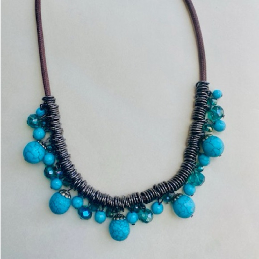 Turquoise Beaded Necklace